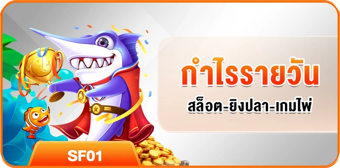 กำไรรายวัน สล็อต-ยิงปลา-เกมไพ่