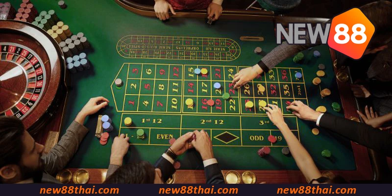 บทนำสู่โต๊ะรูเล็ตที่ NEW88