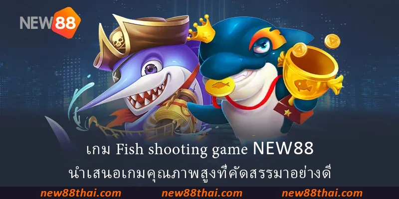 เกม Fish shooting game NEW88 นำเสนอเกมคุณภาพสูงที่คัดสรรมาอย่างดี