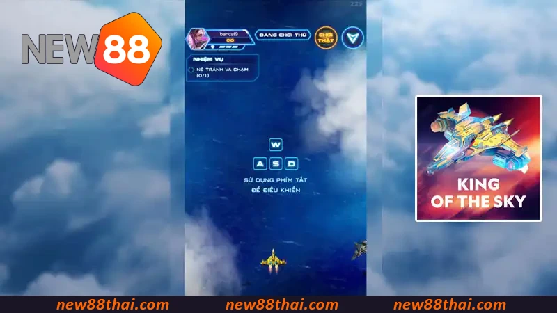 เกม King of the sky มีรูปแบบการเล่นแบบเดียวกับการยิงปลาเพื่อรับรางวัล