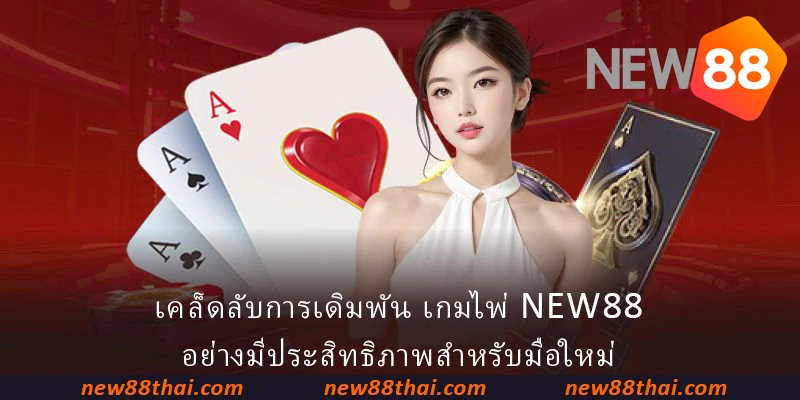 เคล็ดลับการเดิมพัน เกมไพ่ NEW88 อย่างมีประสิทธิภาพสำหรับมือใหม่